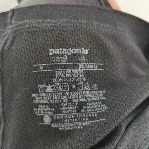 Patagonia Size Medium Black Leggings Common Threads Initiative - Picture 9 of 10